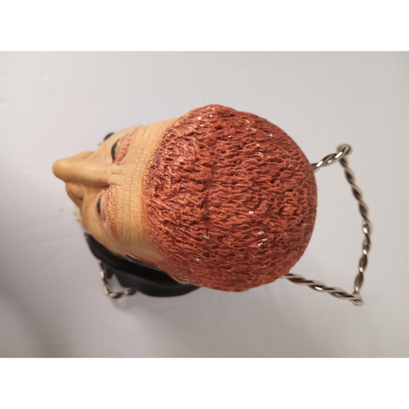 Vintage BOSSONS Congleton England URIAH HEEP 1964 Chalkware Head Wall Hanging - Picture 3 of 11